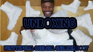 Unboxing Ep 3 FENTY x PUMA Chelsea Sneaker Boot [upl. by Elegna243]