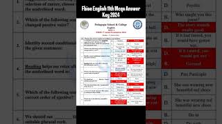 Class 11 English 2024 MCQs federal board [upl. by Auqinet]