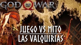 God of War  Juego VS Mito  Las Valquirias y su maldición [upl. by Gney]