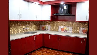 small kitchen design 7x7 7by7kichen [upl. by Reyem]