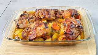 I cook almost every day Chicken thighs and potatoes Like it very much [upl. by Aia]