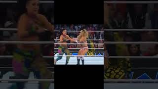 wwe Tiffany Stratton takes down Bayley amp Naomi wwe viralshorts [upl. by Elia]