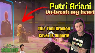 Putri Ariani  Unbreak My Heart  Reaction  Review  LIVE TONI BRAXTON COVER [upl. by Assiron268]