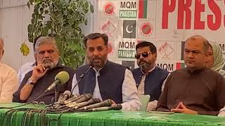 🔴 𝐋𝐈𝐕𝐄  MQM Leader Mustafa Kamal Press Conference  13 Oct 24 [upl. by Suhploda]