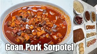 Goan Pork Sorpotel  Traditional Goan Pork Sorpotel  With English Subtitles [upl. by Nolyat894]