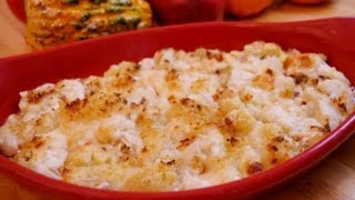 How To Make Cauliflower Gratin Recipe Holiday Christmas SideDishin With Di Recipe 24 [upl. by Hallock662]