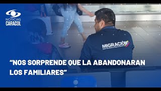 En un baño del aeropuerto El Dorado hallaron a niña de 10 años abandonada [upl. by Chico]