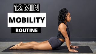 12 MIN FULL BODY MOBILITY ROUTINE improve flexibility posture amp workout performance [upl. by Akyre]