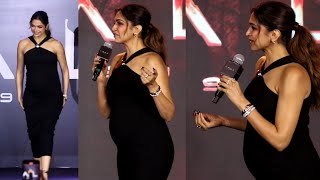 6 Month Pregnant Deepika Padukone With Baby Bump at Kalki 2898 AD Pre Release Event in Mumbai [upl. by Bayer546]