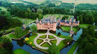 Vliegen rondom kasteel de Haar drone vliegen nederlands [upl. by Aihselef527]