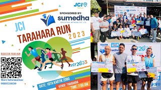 JCI TARAHARA RUN 2023 8KM  TARAHARA TO ARMY CAMP ITAHARI JCI WEEK 2023 [upl. by Maxine]