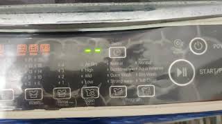 LG top load washing machine  how to select pre wash [upl. by Arleen685]