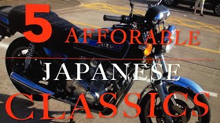 5 Affordable Classic Japanese Motorcycles [upl. by Anjanette]