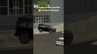 Indian vehicle simulator 3D game new video shortsfeed shorts scorpio youtubeshorts games [upl. by Akyssej]