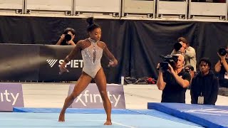 Simone Biles  HUGE 15100 on Floor  US Championships 2024 Day 2 [upl. by Eissehc]