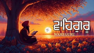 Best 1 Hour Relaxing Waheguru Simran  Waheguru Naam Simran Jaap [upl. by Ymrots]