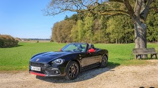 Abarth 124 Spider 2017  der sportlichere Fiat 124 Spider  POV UbiTestet [upl. by Laureen]