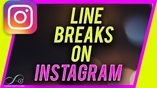 How to Create Spaces in Your Instagram Captions [upl. by Enairb]