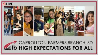 CarrolltonFarmers Branch ISD  Regular School Board Meeting  1032024 [upl. by Agnizn]