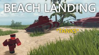 BEACH LANDING in Roblox Airship Assault [upl. by Luapnaes390]