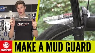 How To Make A Mudguard For Your Mountain Bike  MTB Maintenance [upl. by Onailil]