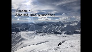 Gruzija Gudauri slidinejimo kurortas 2019 01 [upl. by Lowenstern]