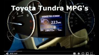 Toyota Tundra 23 mpg nice [upl. by Isahella]