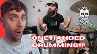 quotUK Drummer REACTS to ONE HANDED DRUMMING BY EL ESTEPARIO SIBERIANO REACTIONquot [upl. by Shaff]