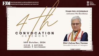 4th Convocation FDDI HYDERABAD [upl. by Ijar]