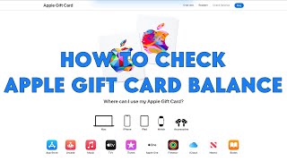 How To Check Apple Gift Card iTunes Card Balance  romshillzz [upl. by Undine617]