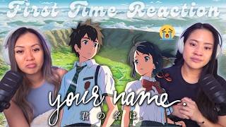 CANT STOP CRYING 😭💔 Our First ANIME Movie quotYour Namequot 2016 Kimi No Na Wa  Reaction amp Review [upl. by Ninetta]