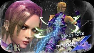 Nina  King Moves  Tekken 4 Force Remastered UHD 4K 60 FPS [upl. by Snehpets683]