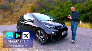 2017 BMW i3 BEV 33 KWh  94 Ah BIG BATTERY with Range Extender TECH REVIEW 1 of 2 [upl. by Airdnala]