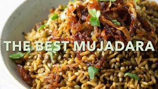 The best Mujadara middle eastern Rice amp Lentils مجدرة [upl. by Ridgley150]