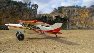 Maule M7 on a short sanbar on the brazos river [upl. by Neelrahc725]