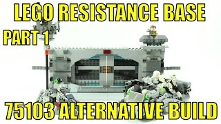 LEGO STAR WARS 75103 ALTERNATIVE BUILD RESISTANCE BASE PART 1 [upl. by Onaireves]