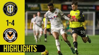 Harrogate Town v Newport County highlights [upl. by Sahpec458]