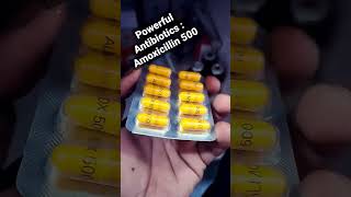 Powerful Antibiotic  Amoxicillin Capsule 500250mg  How to USE  trending shorts amoxicillin [upl. by Oivaf856]