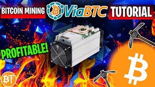 How To Start Mining On ViaBTC Mining Pool Review [upl. by Leterg]