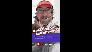 DONT Use This Cold Call Opener sales salestraining coldcalling coldcallingtips salesman [upl. by Zetram]