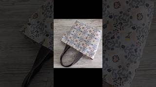 ファスナー付きトートバッグ作り方Zipper tote bag tutorial DIY shorts [upl. by Kegan]