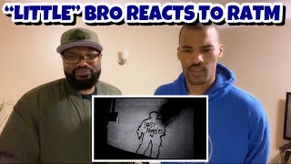 Rage Against The Machine  Bulls On Parade  Official Video   REACTION With My “Little Brother” [upl. by Ennairac]