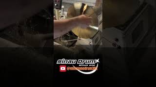 Repairing cymbal repairing cymbal zildjian paistecymbals meinl drums drumlessons hits [upl. by Rolo]