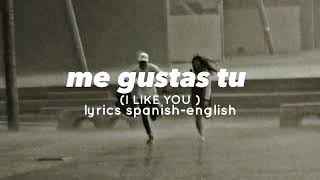 me gustas tu i like you  manu chao  easy lyrics  with english translation [upl. by Aitercal]