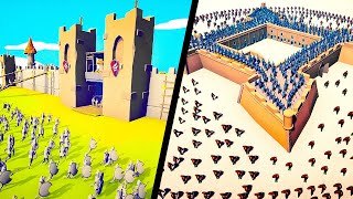 These are the BIGGEST CASTLE SIEGES Ever Made in TABS Totally Accurate Battle Simulator [upl. by Oirasor]