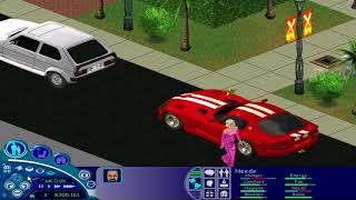 Sims 1 Getting a Fame Star [upl. by Buroker]