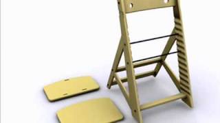 Keekaroo Adjustable High Chair Assemble Keekaroocom 480 x 360 [upl. by Griffin594]