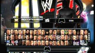 Smack down vs Raw 2011 All Characters [upl. by Ramirolg]