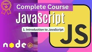 Introduction to JavaScript  JavaScript beginners course 2024 CH 1 [upl. by Thea662]