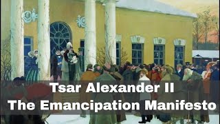 3rd March 1861 Tsar Alexander II signs the Emancipation Manifesto [upl. by Hyps]